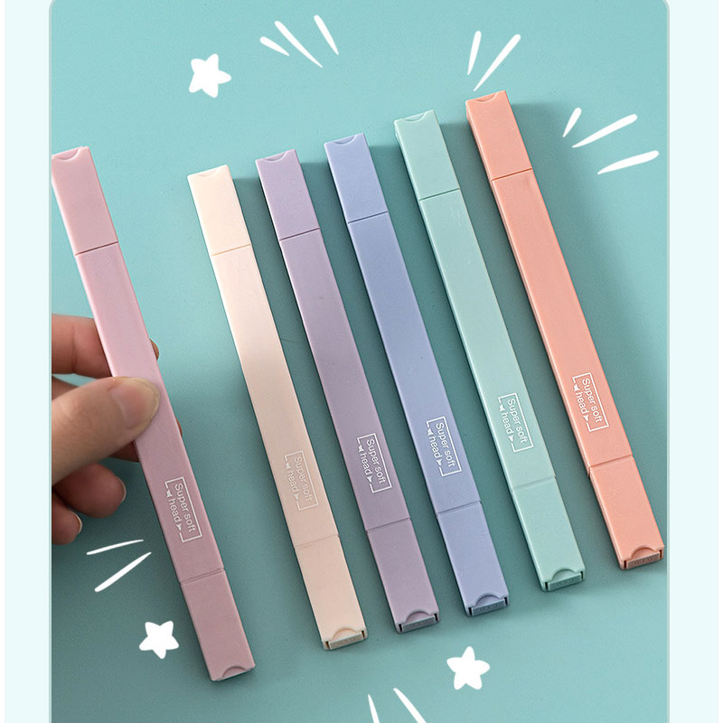 Set di 6 evidenziatori a doppi - Pastel Highlighter Set Double Ended recensione e prezzo